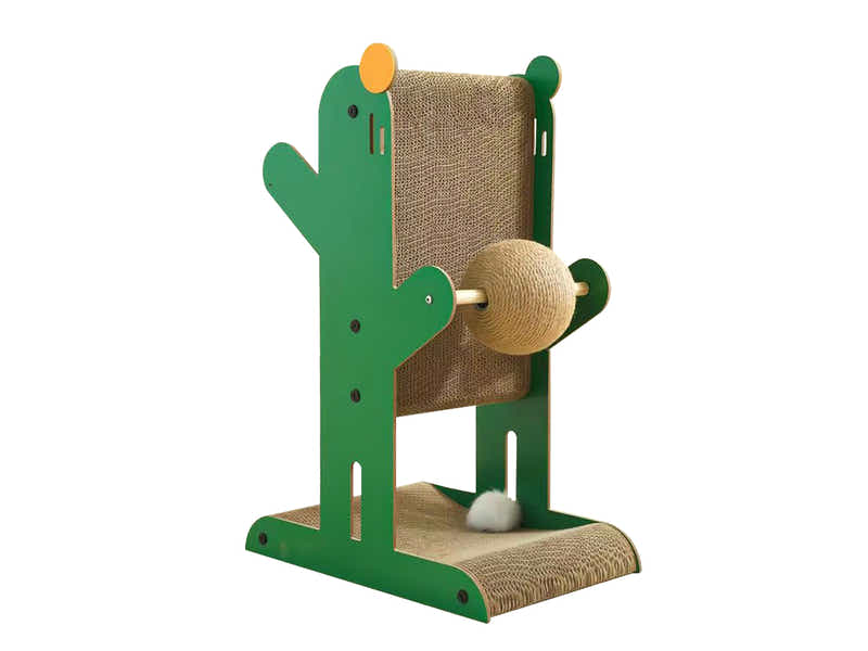 Cat Scratching Post - Green