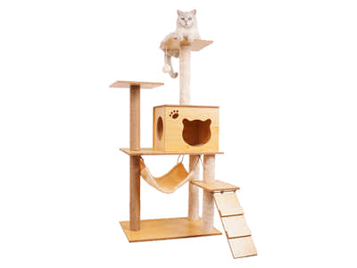 Cat Tree Wooden 1.27m