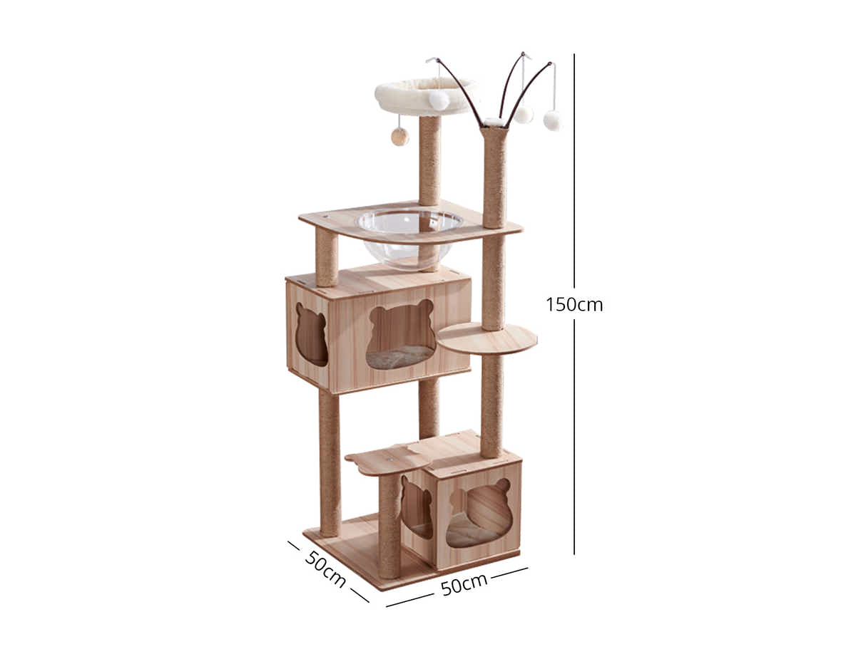 Cat Tree Wooden 1.5m