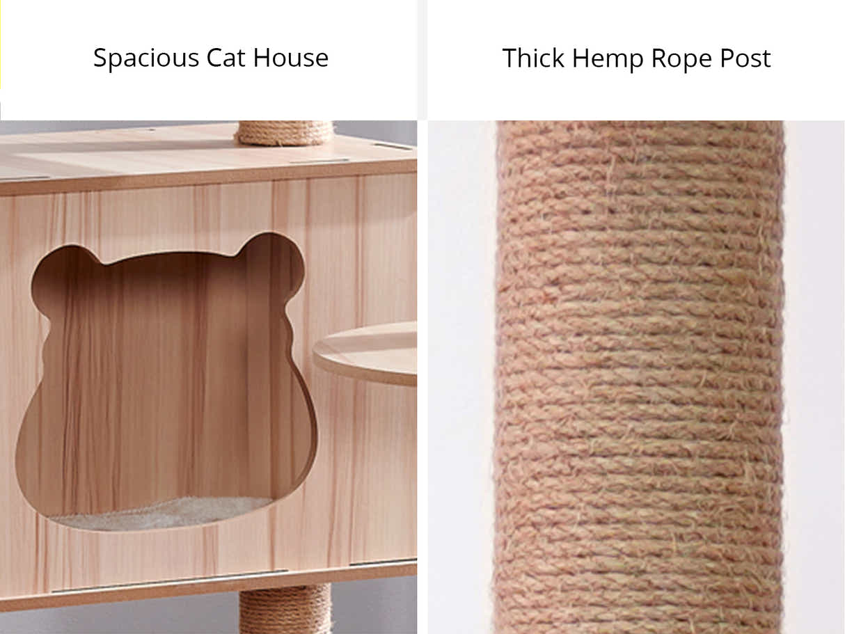 Cat Tree Wooden 1.5m