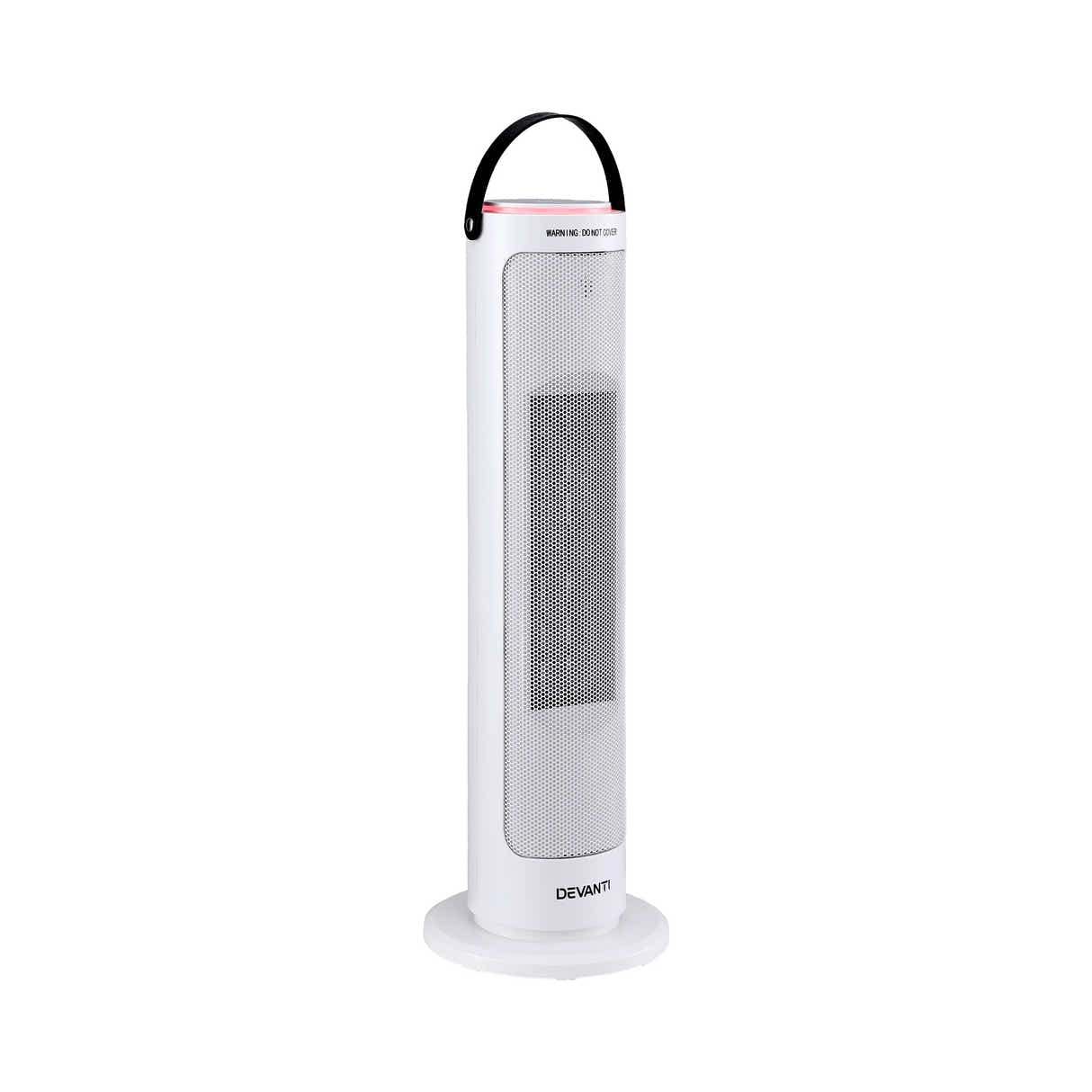 DS NA Devanti 2000W Ceramic Tower Heater Space Heaters Oscillating Indoor White