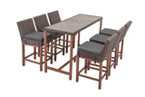 Cannes Outdoor Bar Chair Aluminium frame