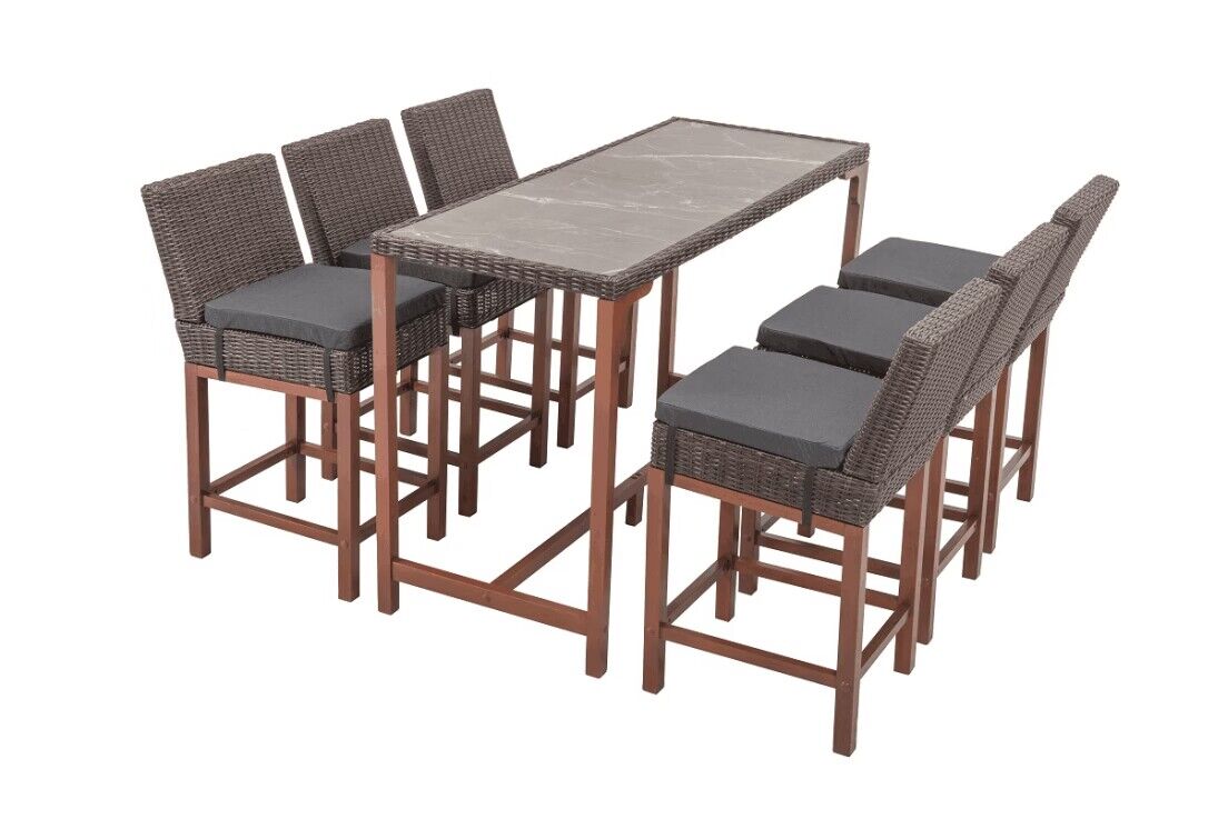 Cannes Outdoor Bar Chair Aluminium frame