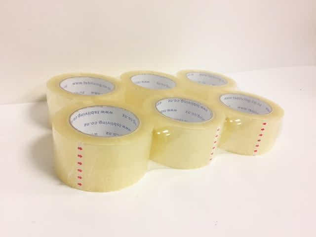 Packing Tape Clear Commercial Use X 30 Rolls 60Mm X 100M