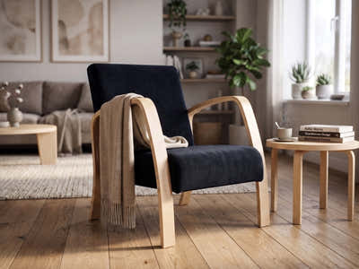 Bentwood Accent Chair - Black
