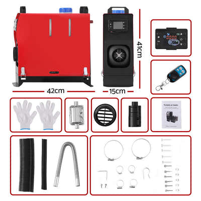 Giantz Diesel Air Heater All-in-one 12V 5KW LCD Remote Control for Car