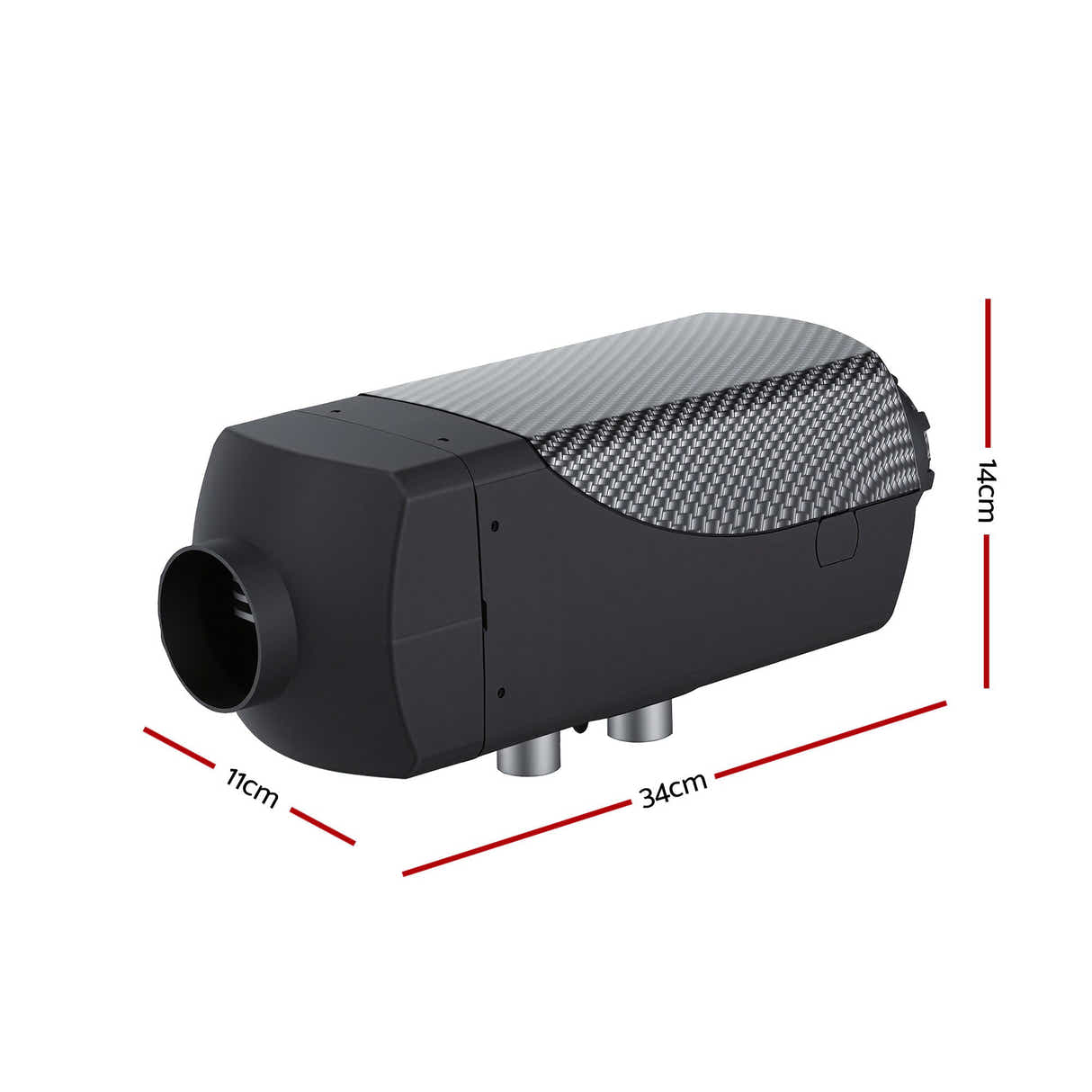 Diesel Air Heater 12-24V 2KW Remote Control for Car Bus RV Black