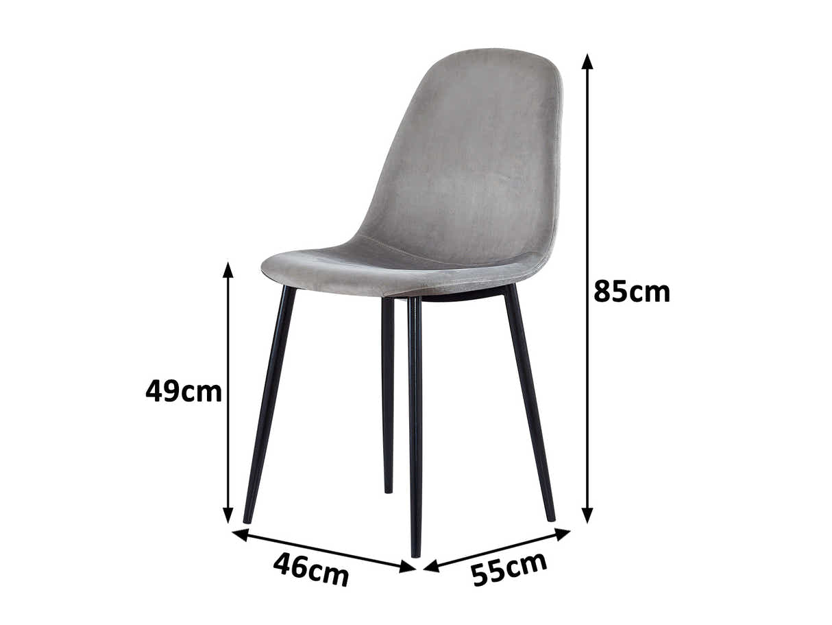 DS Velvet Dining Chair