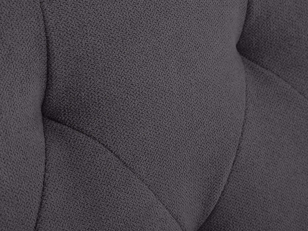 Grey Fabric Dining Chair with Wood Legs - Set of 2