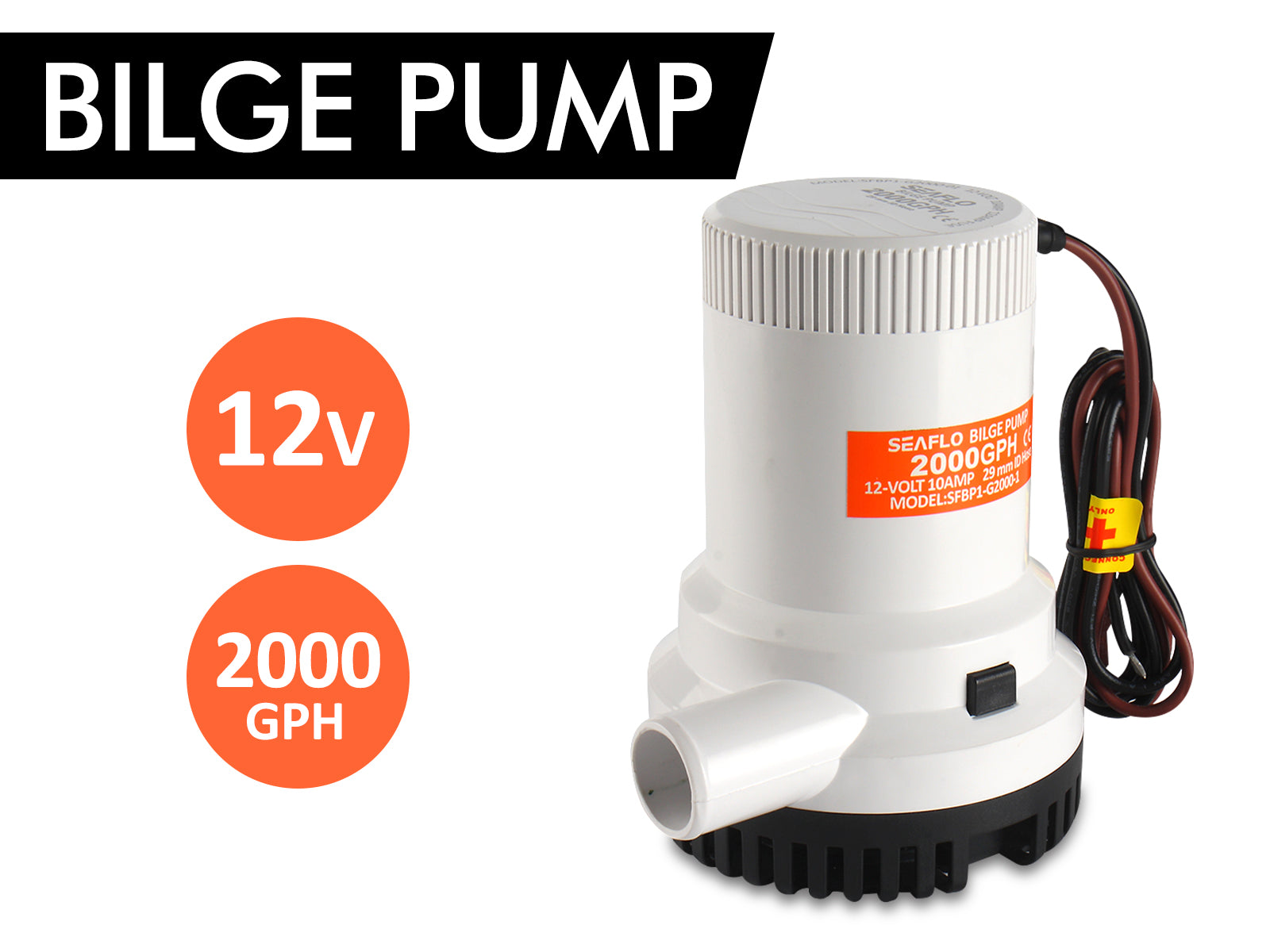 Bilge Pump 2000Gph