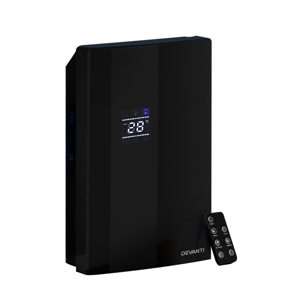 DS NA Devanti 2L Dehumidifier Air Purify Black