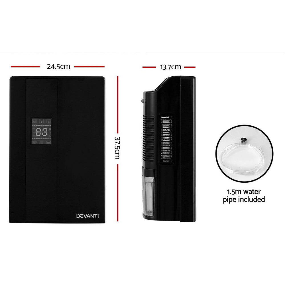 DS NA Devanti 2L Dehumidifier Air Purify Black