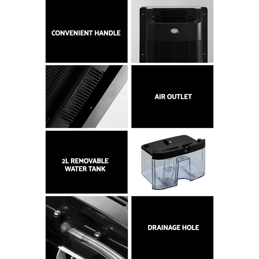 DS NA Devanti 2L Dehumidifier Air Purify Black