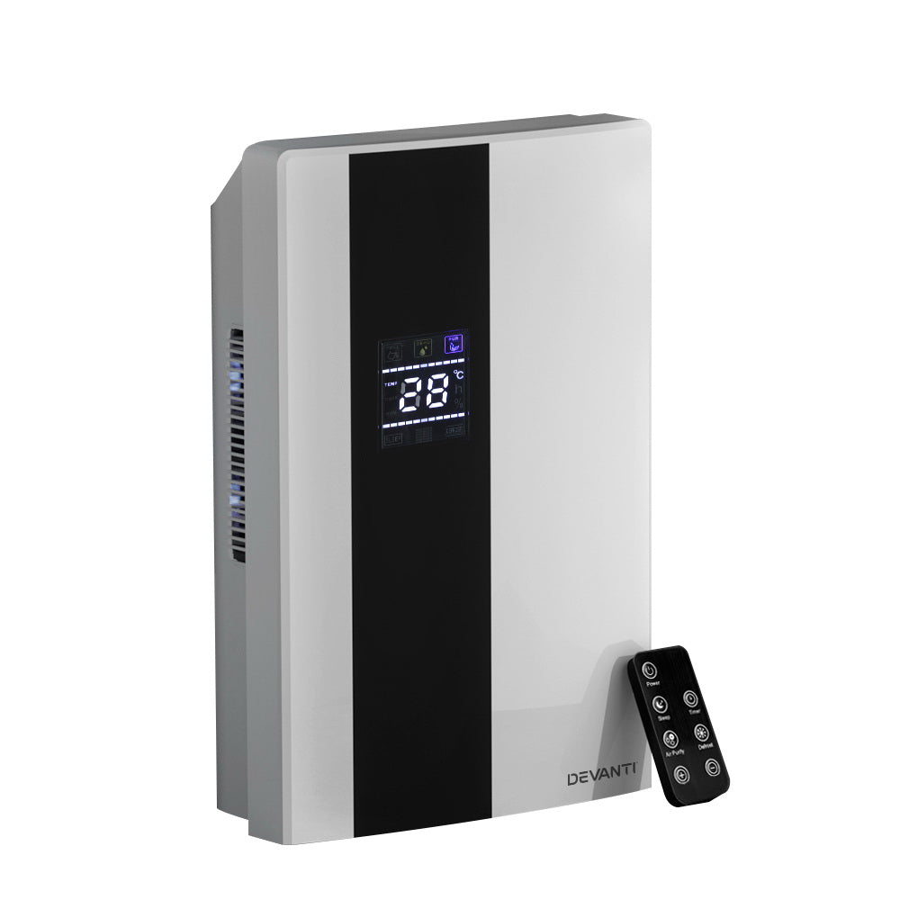 DS NA Devanti 2L Dehumidifier Air Purifier White