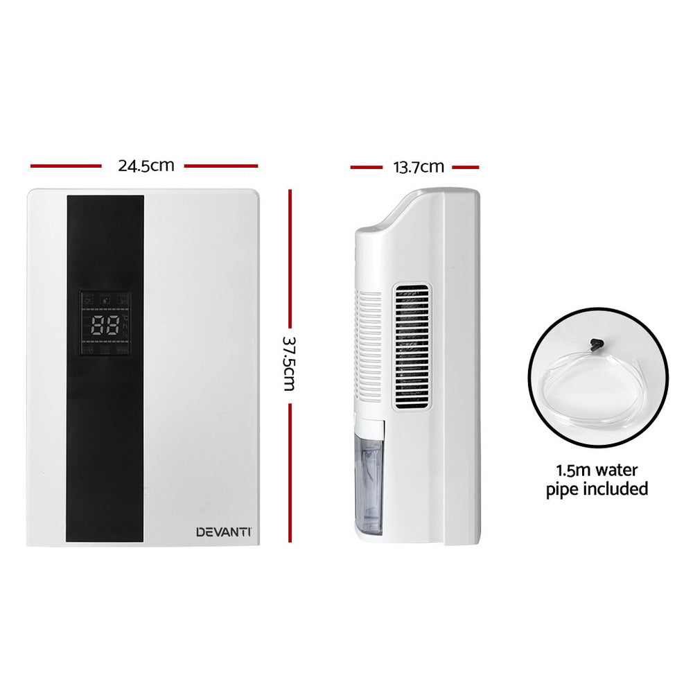 DS NA Devanti 2L Dehumidifier Air Purifier White