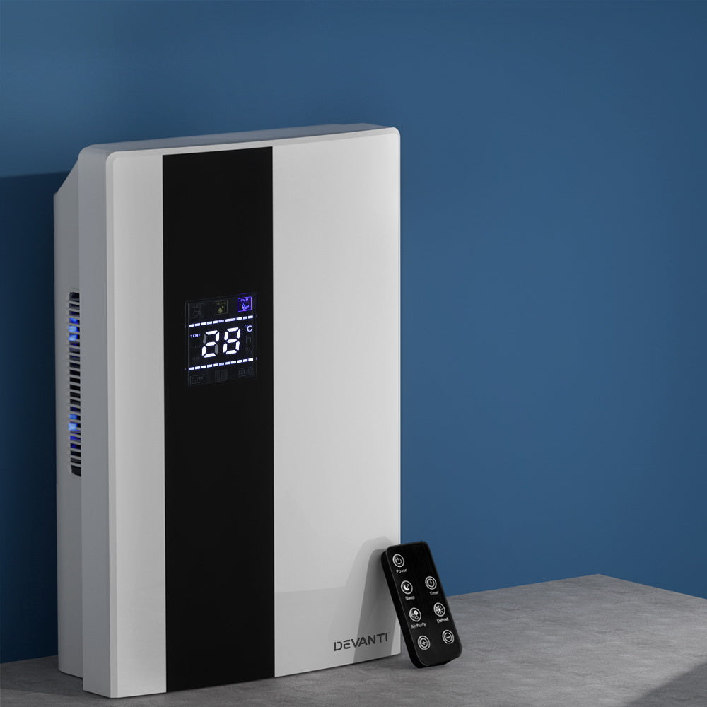 DS NA Devanti 2L Dehumidifier Air Purifier White