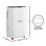 DS NA Devanti Dehumidifier 20L Air Purifier White