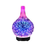 DS NA Ultrasonic Aroma Aromatherapy Diffuser 3D Light Oil Firework Humidifier