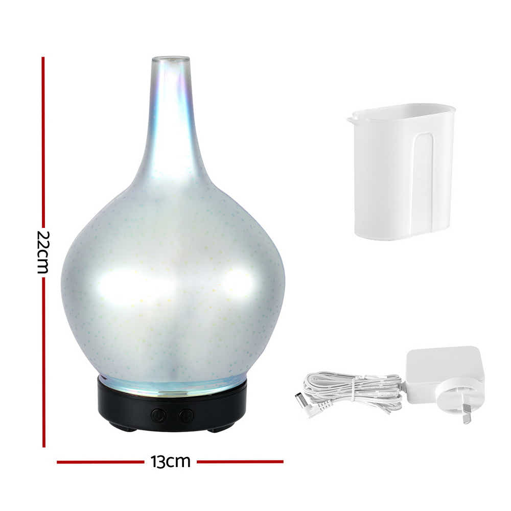 DS NA Ultrasonic Aroma Aromatherapy Diffuser 3D Light Oil Firework Humidifier