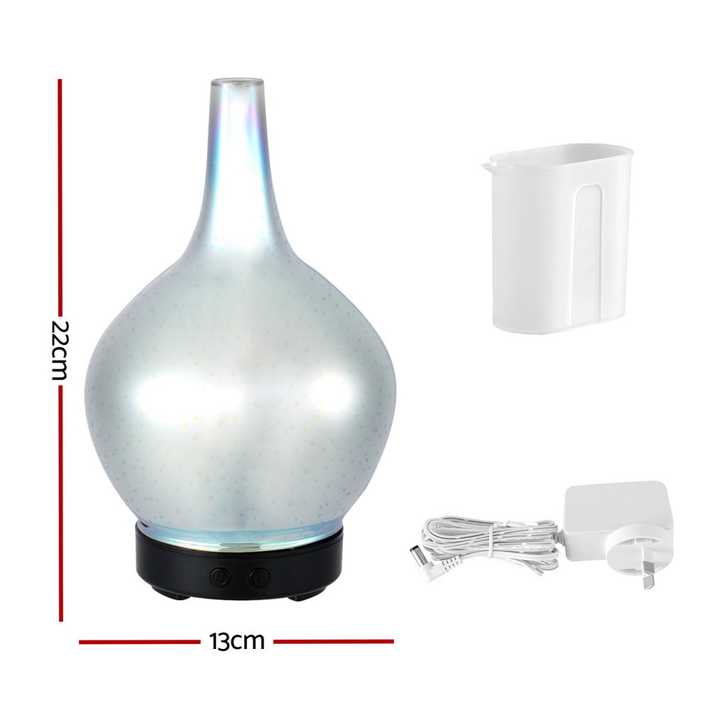 DS NA Ultrasonic Aroma Aromatherapy Diffuser 3D Light Oil Firework Humidifier
