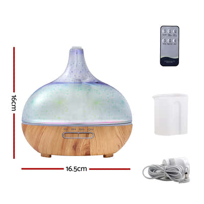 Aroma 3D Firework Air Humidifier Purifier 400ml Remote Control