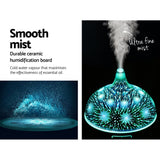 Aroma 3D Firework Air Humidifier Purifier 400ml Remote Control