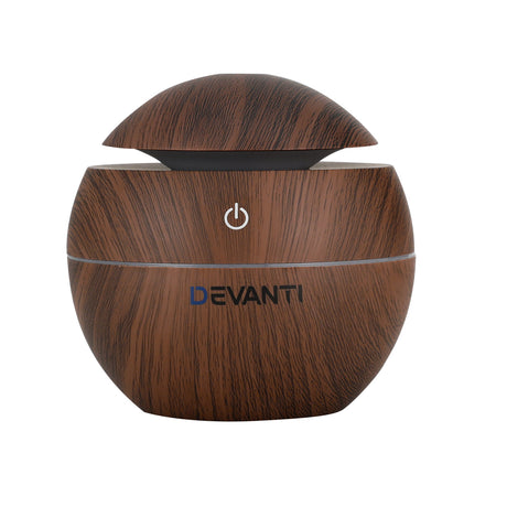 DS NA Devanti Aroma Diffuser Aromatherapy Dark Wood 130ml