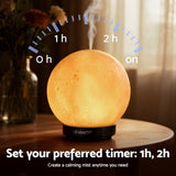DS NA Devanti Ultrasonic Aroma Diffuser Aromatherapy Moon Lamp 100ml