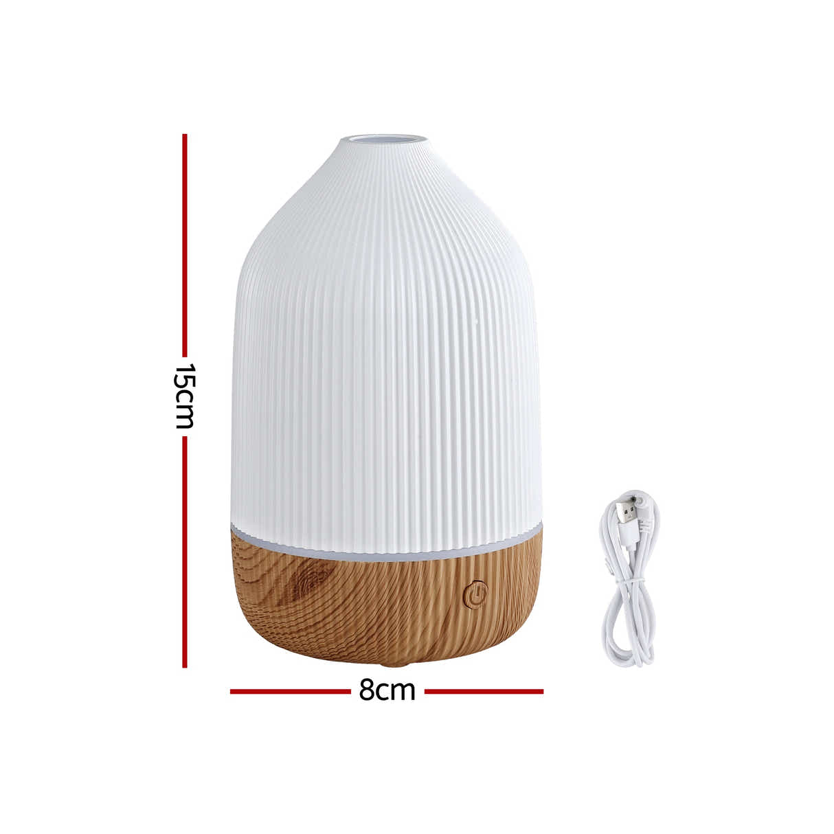 DS NA Devanti Ultrasonic Aroma Diffuser Aromatherapy 100ml LED Lights Auto