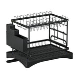 DS NA Dish Rack Expandable Drying Drainer Cutlery Holder Tray Kitchen 2 Tiers