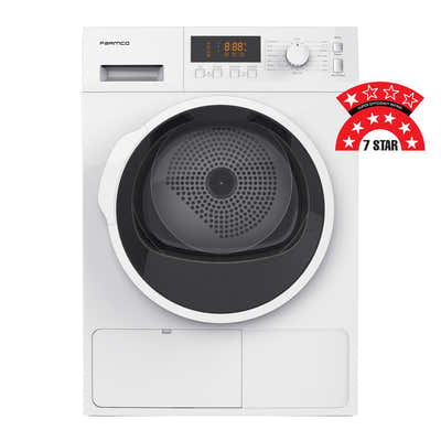T Parmco DRYER 8KG WHITE HEAT PUMP