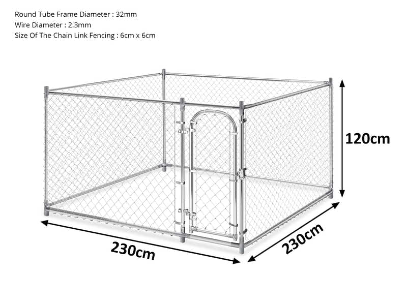 Dog Run 2.3X2.3X1.2M