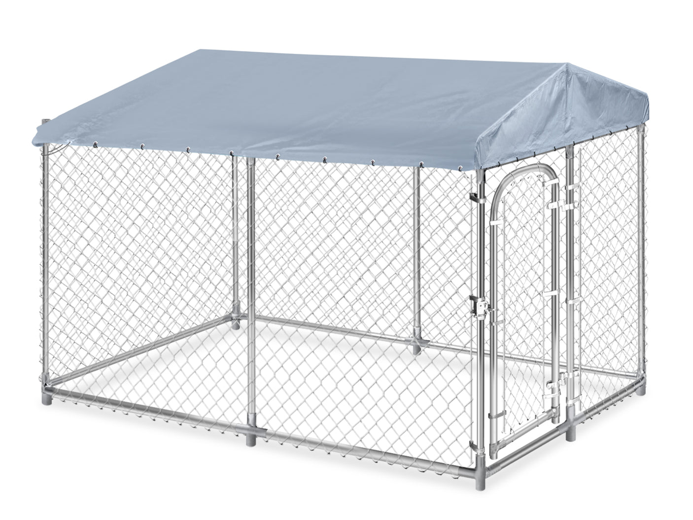 Dog Run with roof 4X2.3X1.8M