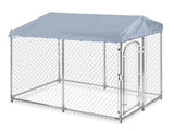 Dog Run with roof 4X2.3X1.8M