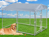 Dog Run with roof 4X2.3X1.8M