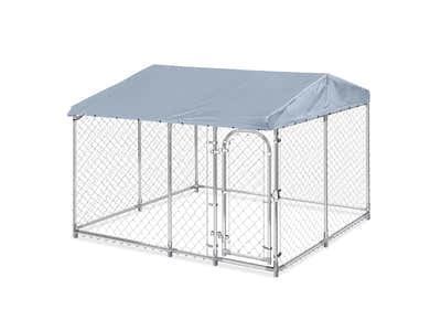 Dog Run with Roof - 3m x 3m x 2.3m