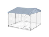 Dog run D with roof 3x3x2.3m