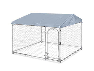 Dog Run with Roof - 2.3m x 2.3m x 1.7m