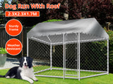 Dog Run with Roof - 2.3m x 2.3m x 1.7m