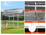 Dog Run with Roof - 2.3m x 2.3m x 1.7m