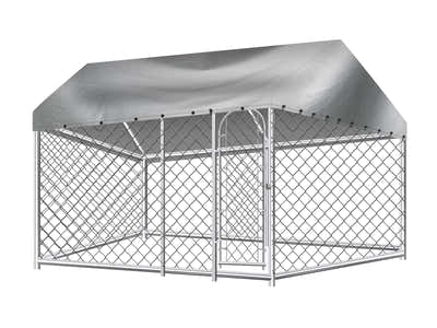 Dog Run with Roof - 4m x 2.3m x 2.3m