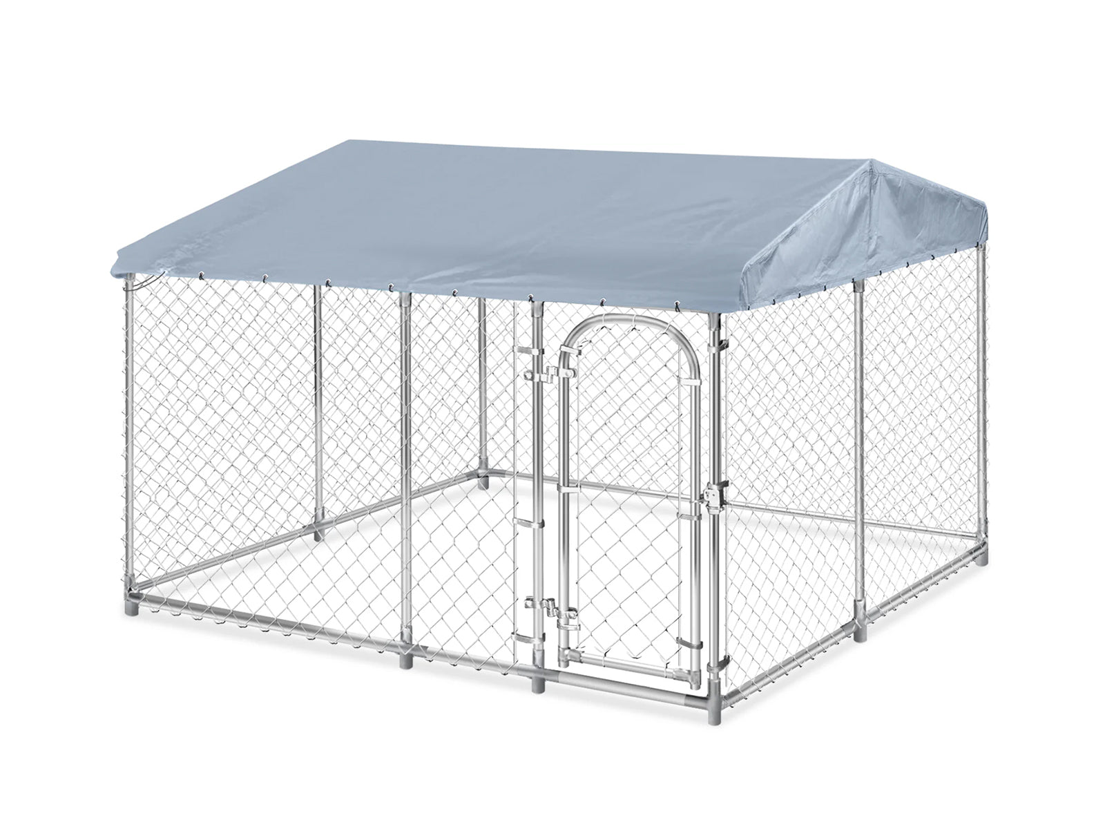 Dog run D with roof 4x4x2.3m