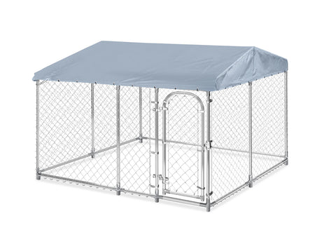 Dog run D with roof 4x4x2.3m
