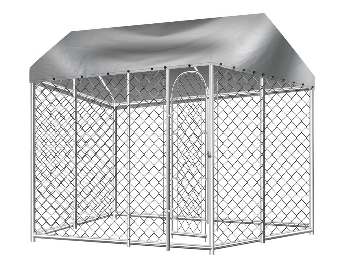 Dog Run with Roof - 4m x 4m x 2.3m