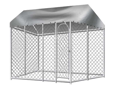 DS Dog Run with Roof - 4m x 4m x 2.3m