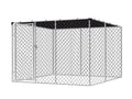 Dog Run with Shade Sail - 3m x 3m x 1.8m