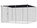 Dog run D with shade sail 4x2.3x1.8m