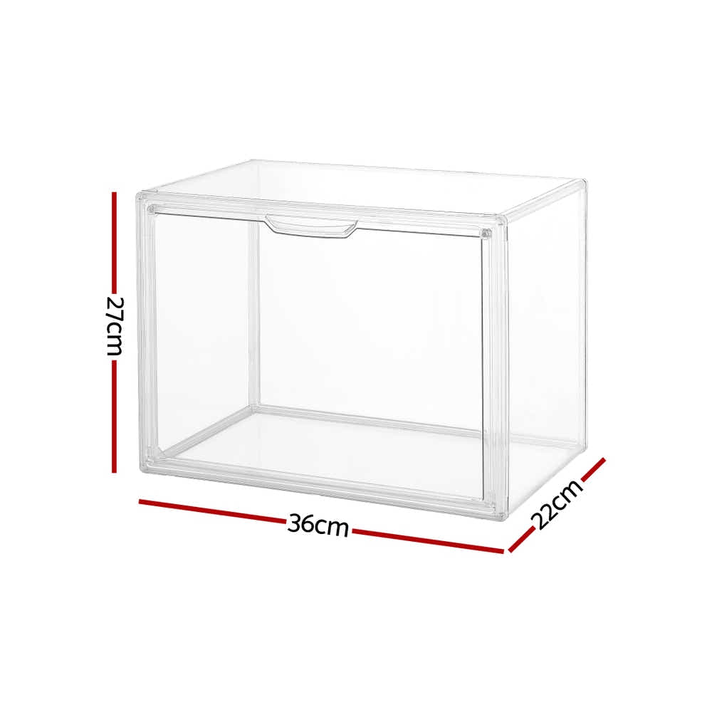 DS NA Artiss Clear Acrylic Display Case Dustproof Protection Box For Toys 27CM