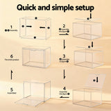 DS NA Artiss Clear Acrylic Display Case Dustproof Protection Box For Toys 27CM