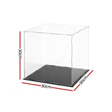 DS NA Artiss Clear Display Case Dustproof Protection Box For Car Toys 30CM